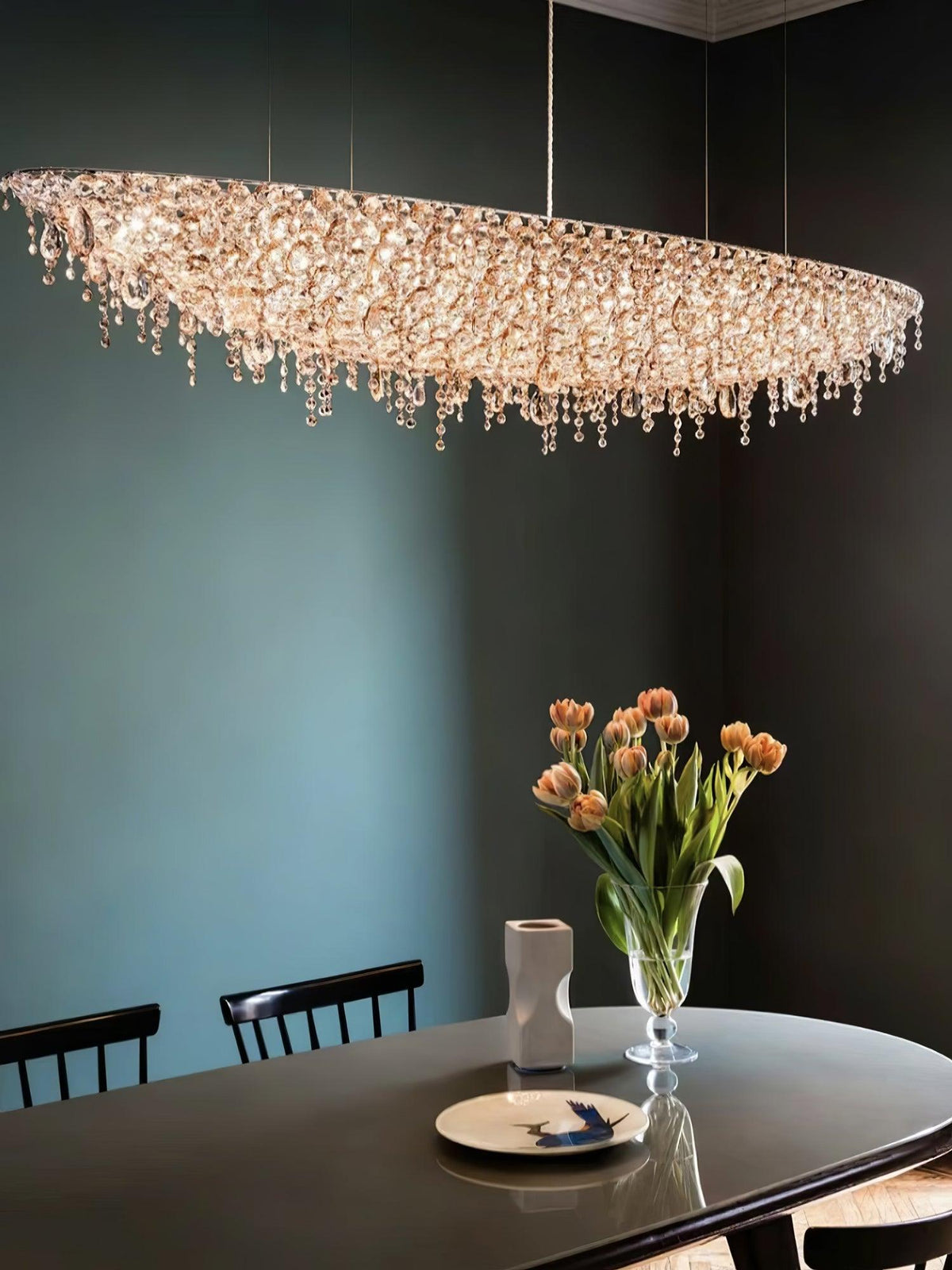 Elegant Boat Crystal Chandelier-Chandelier-Jecanoli
