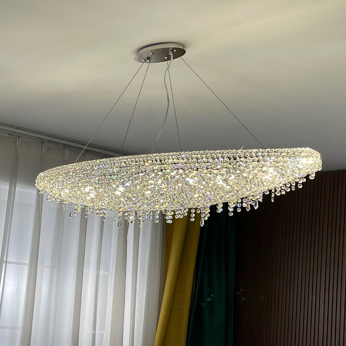 Elegant Boat Crystal Chandelier-Chandelier-Jecanoli