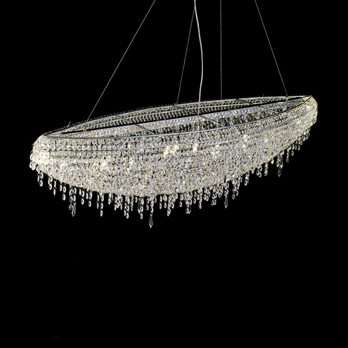 Elegant Boat Crystal Chandelier-Chandelier-Jecanoli