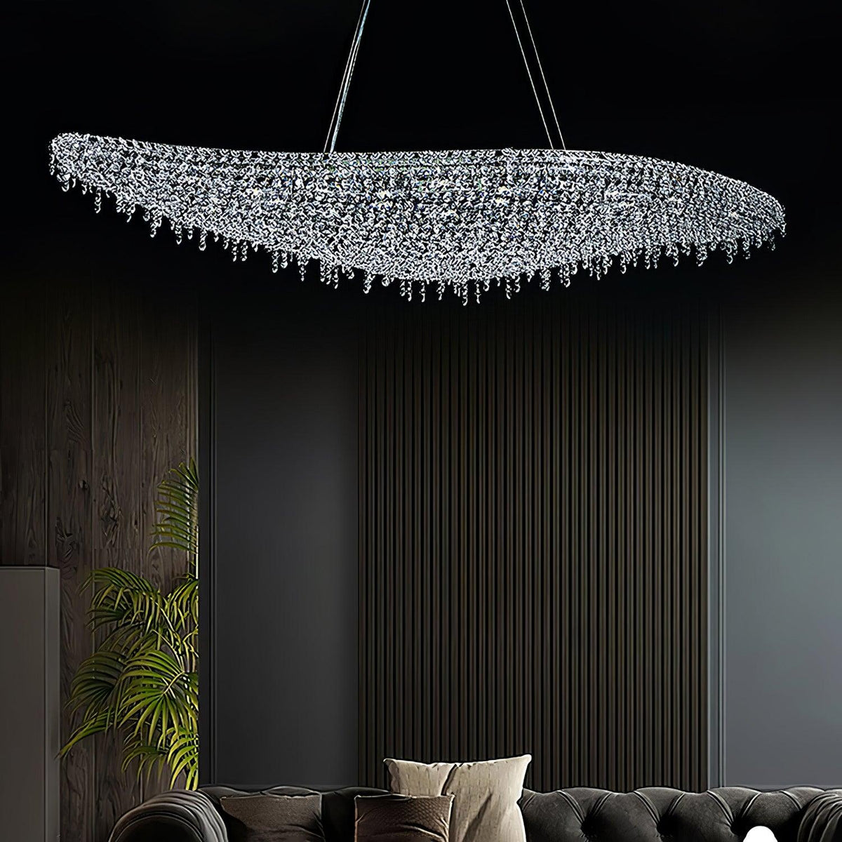 Elegant Boat Crystal Chandelier-Chandelier-Jecanoli