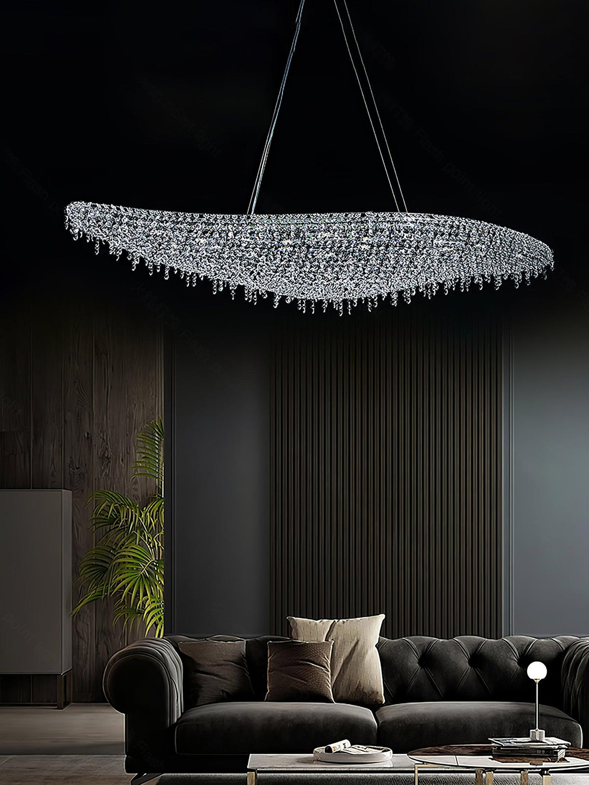 Elegant Boat Crystal Chandelier-Chandelier-Jecanoli