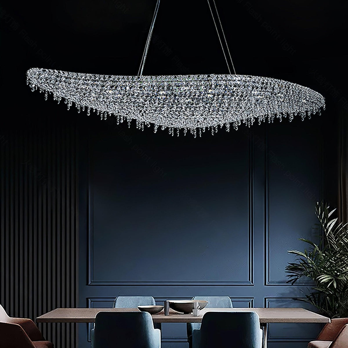 Elegant Boat Crystal Chandelier-Chandelier-Jecanoli