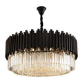 Bourbons Alfonso Crystal Round Chandelier-chandeliers for dining room,chandeliers for stairways,chandeliers for foyer,chandeliers for bedrooms,chandeliers for kitchen,chandeliers for living room-Jecanoli