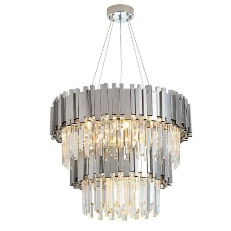Bourbons Antoine Crystal Round Chandelier-chandeliers for dining room,chandeliers for stairways,chandeliers for foyer,chandeliers for bedrooms,chandeliers for kitchen,chandeliers for living room-Jecanoli