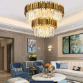 Bourbons Antoine Crystal Round Chandelier-chandeliers for dining room,chandeliers for stairways,chandeliers for foyer,chandeliers for bedrooms,chandeliers for kitchen,chandeliers for living room-Jecanoli