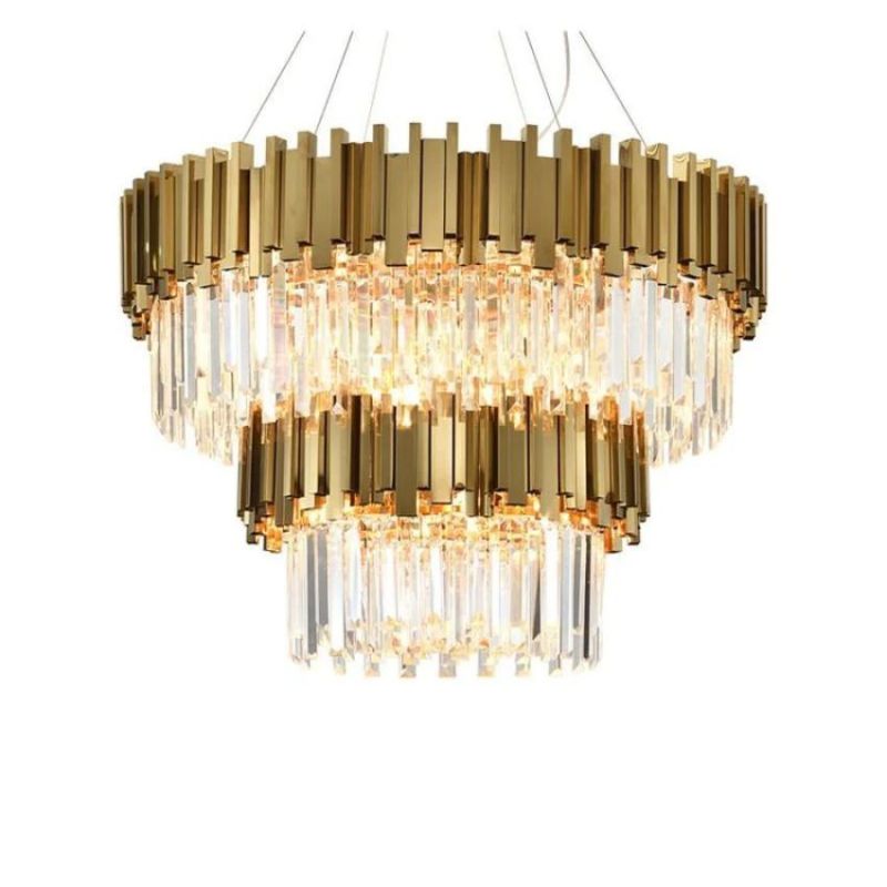 Bourbons Antoine Crystal Round Chandelier-chandeliers for dining room,chandeliers for stairways,chandeliers for foyer,chandeliers for bedrooms,chandeliers for kitchen,chandeliers for living room-Jecanoli