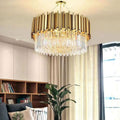 Bourbons Charles Crystal Round Chandelier-chandeliers for dining room,chandeliers for stairways,chandeliers for foyer,chandeliers for bedrooms,chandeliers for kitchen,chandeliers for living room-Jecanoli