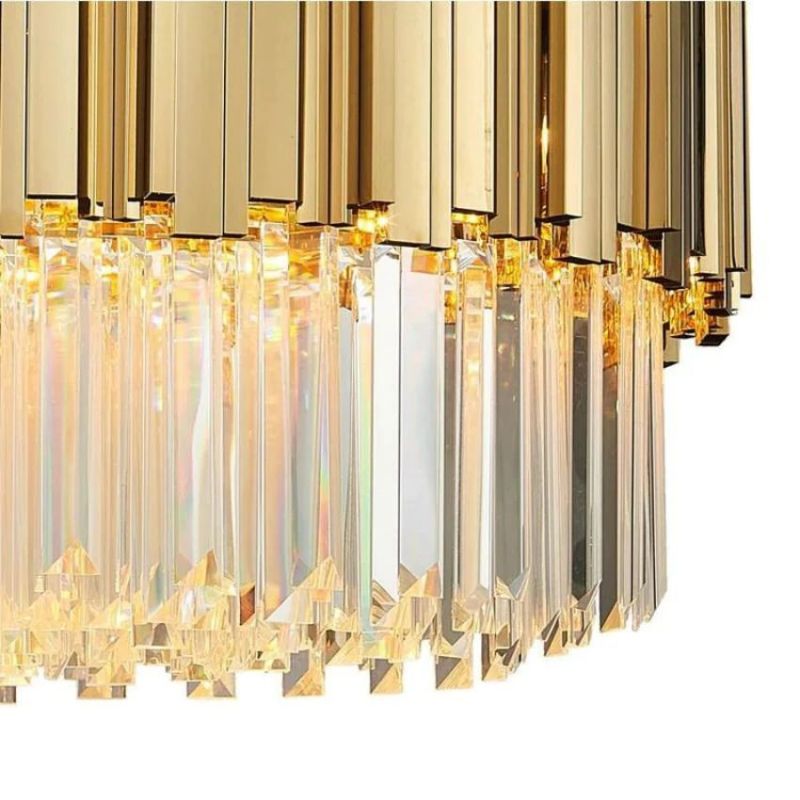 Bourbons Charles Crystal Round Chandelier-chandeliers for dining room,chandeliers for stairways,chandeliers for foyer,chandeliers for bedrooms,chandeliers for kitchen,chandeliers for living room-Jecanoli