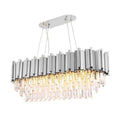 Bourbons Felipe Crystal Oval Chandelier-chandeliers for dining room,chandeliers for stairways,chandeliers for foyer,chandeliers for bedrooms,chandeliers for kitchen,chandeliers for living room-Jecanoli