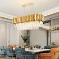 Bourbons Felipe Crystal Oval Chandelier-chandeliers for dining room,chandeliers for stairways,chandeliers for foyer,chandeliers for bedrooms,chandeliers for kitchen,chandeliers for living room-Jecanoli