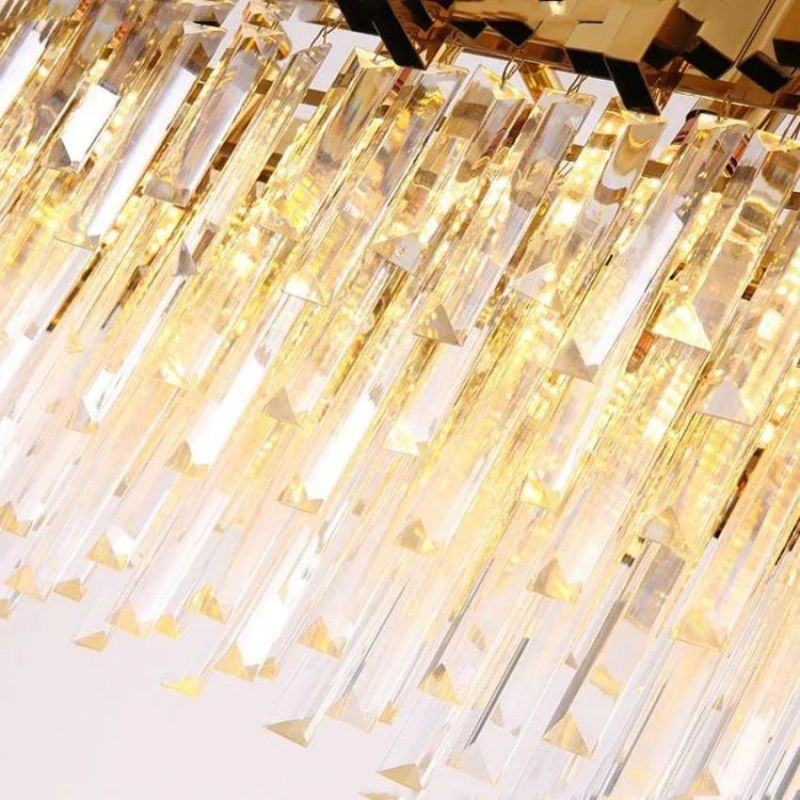 Bourbons Felipe Crystal Oval Chandelier-chandeliers for dining room,chandeliers for stairways,chandeliers for foyer,chandeliers for bedrooms,chandeliers for kitchen,chandeliers for living room-Jecanoli