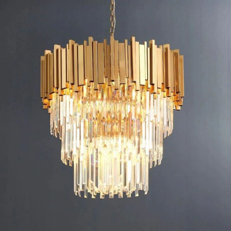 Bourbons Antoine Crystal Round Chandelier-chandeliers for dining room,chandeliers for stairways,chandeliers for foyer,chandeliers for bedrooms,chandeliers for kitchen,chandeliers for living room-Jecanoli