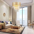 Bourbons Antoine Crystal Round Chandelier-chandeliers for dining room,chandeliers for stairways,chandeliers for foyer,chandeliers for bedrooms,chandeliers for kitchen,chandeliers for living room-Jecanoli