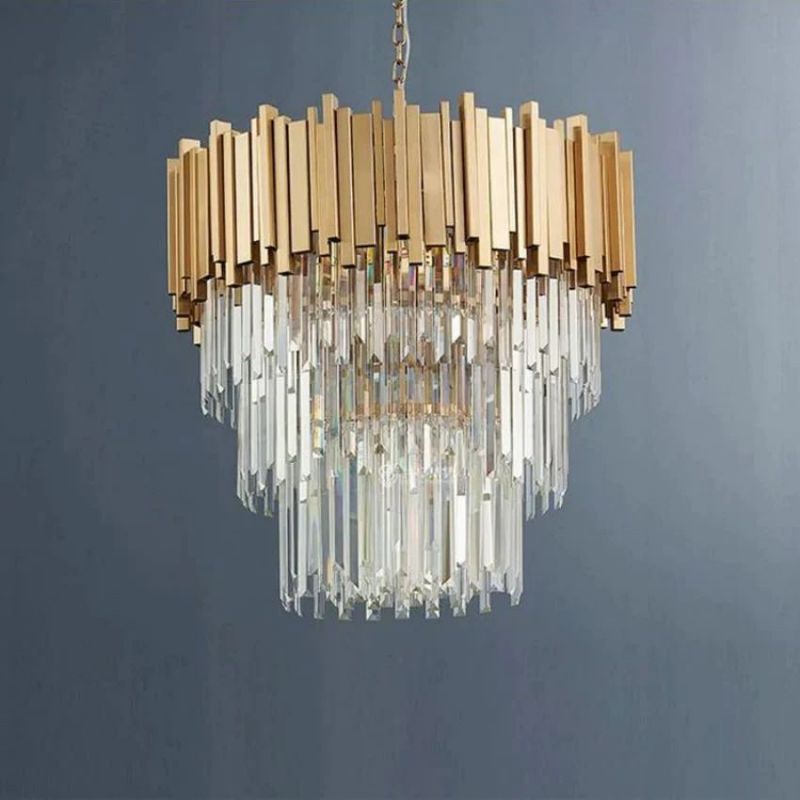 Bourbons Antoine Crystal Round Chandelier-chandeliers for dining room,chandeliers for stairways,chandeliers for foyer,chandeliers for bedrooms,chandeliers for kitchen,chandeliers for living room-Jecanoli