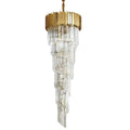 Bourbons Louis 2-Story Crystal Round Chandelier-Chandelier-Jecanoli