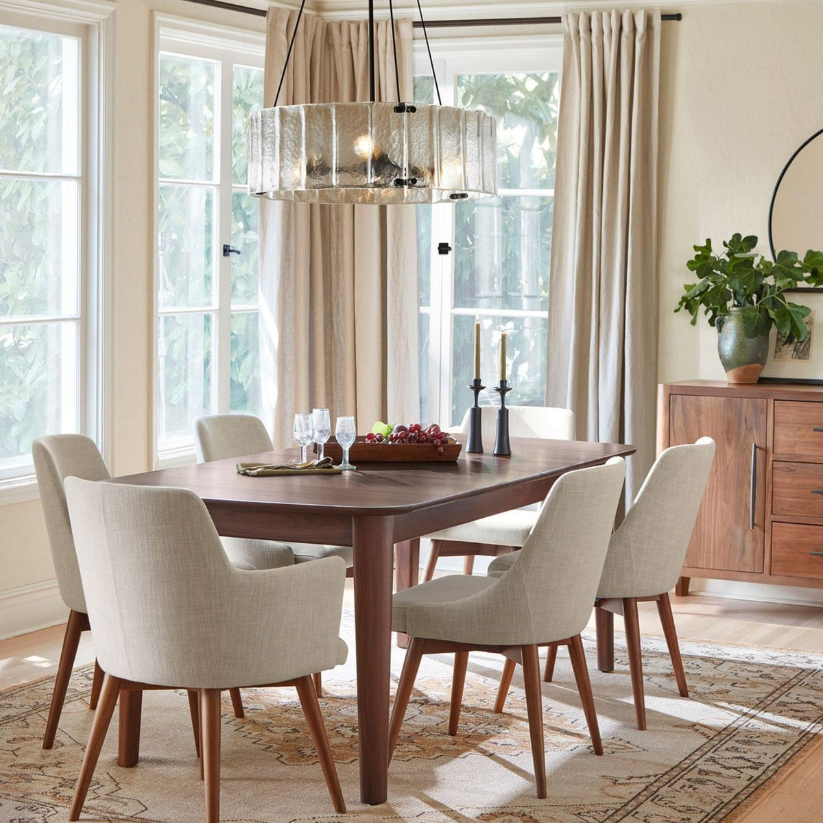 Willamette Round Crystal Chandelier-Chandelier-Jecanoli