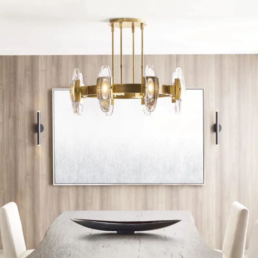 Charme Round Chandelier 40"-Chandelier-Jecanoli