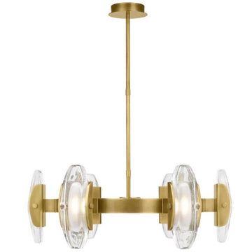Charme Round Chandelier 30"-Chandelier-Jecanoli