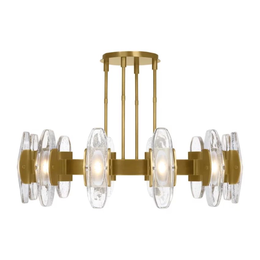 Charme Round Chandelier 47"-Chandelier-Jecanoli