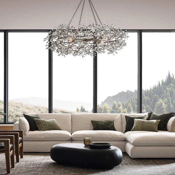 Fiore Crown Chandelier 39" 48" 60"