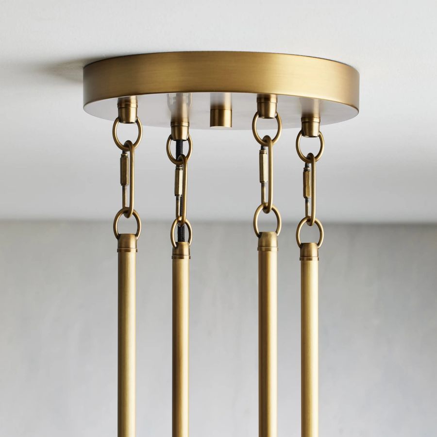 Cade Round Chandelier-Chandelier-Jecanoli