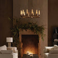 Cade Round Chandelier-Chandelier-Jecanoli