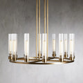 Cade Round Chandelier-Chandelier-Jecanoli