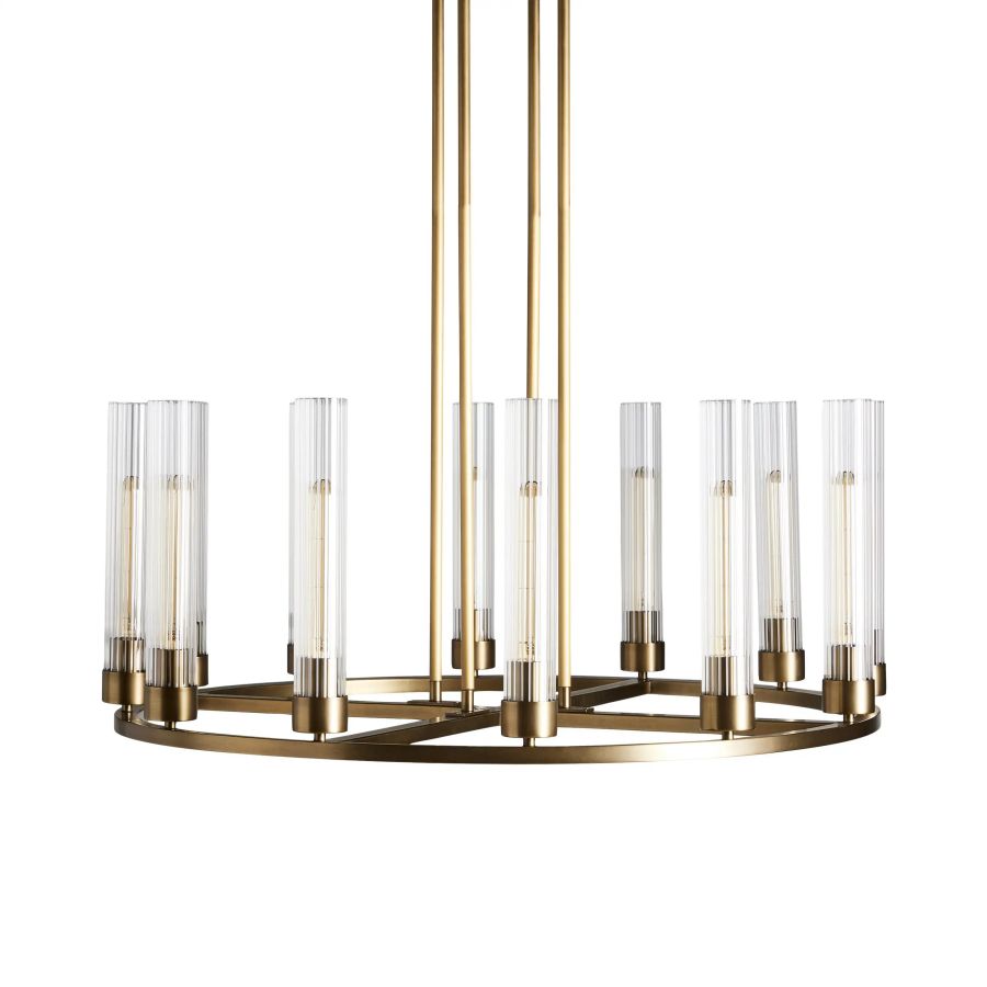 Cade Round Chandelier-Chandelier-Jecanoli