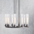 Cade Round Chandelier-Chandelier-Jecanoli