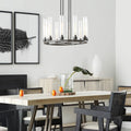 Cade Round Chandelier-Chandelier-Jecanoli