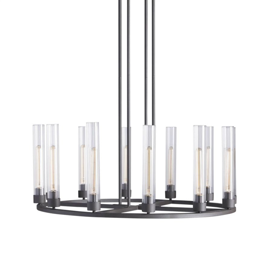Cade Round Chandelier-Chandelier-Jecanoli