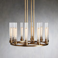 Cade Round Chandelier-Chandelier-Jecanoli