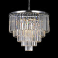 20-39 Inch Round Crystal Lighting Multiple Tiered Modern Chandelier for Living Room-现代灯-Jecanoli