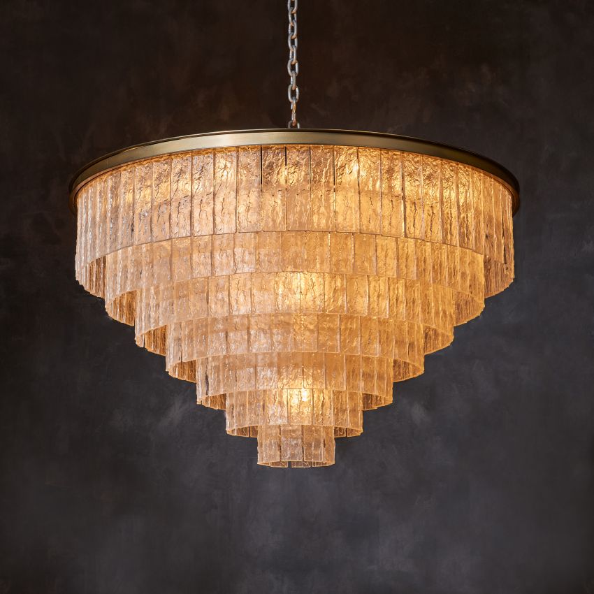 Claire Square Chandelier-Chandelier-Jecanoli