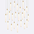 Candle Rectangle Chandelier-Chandelier-Jecanoli