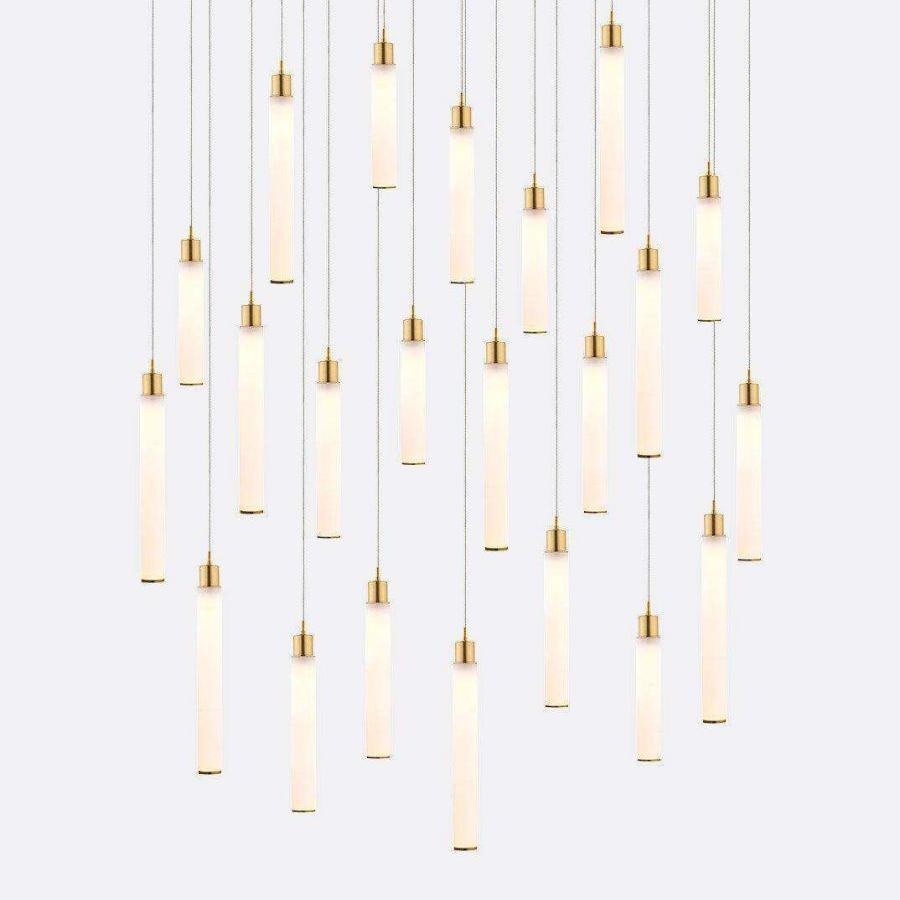 Candle Rectangle Chandelier-Chandelier-Jecanoli
