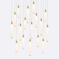 Candle Rectangle Chandelier-Chandelier-Jecanoli