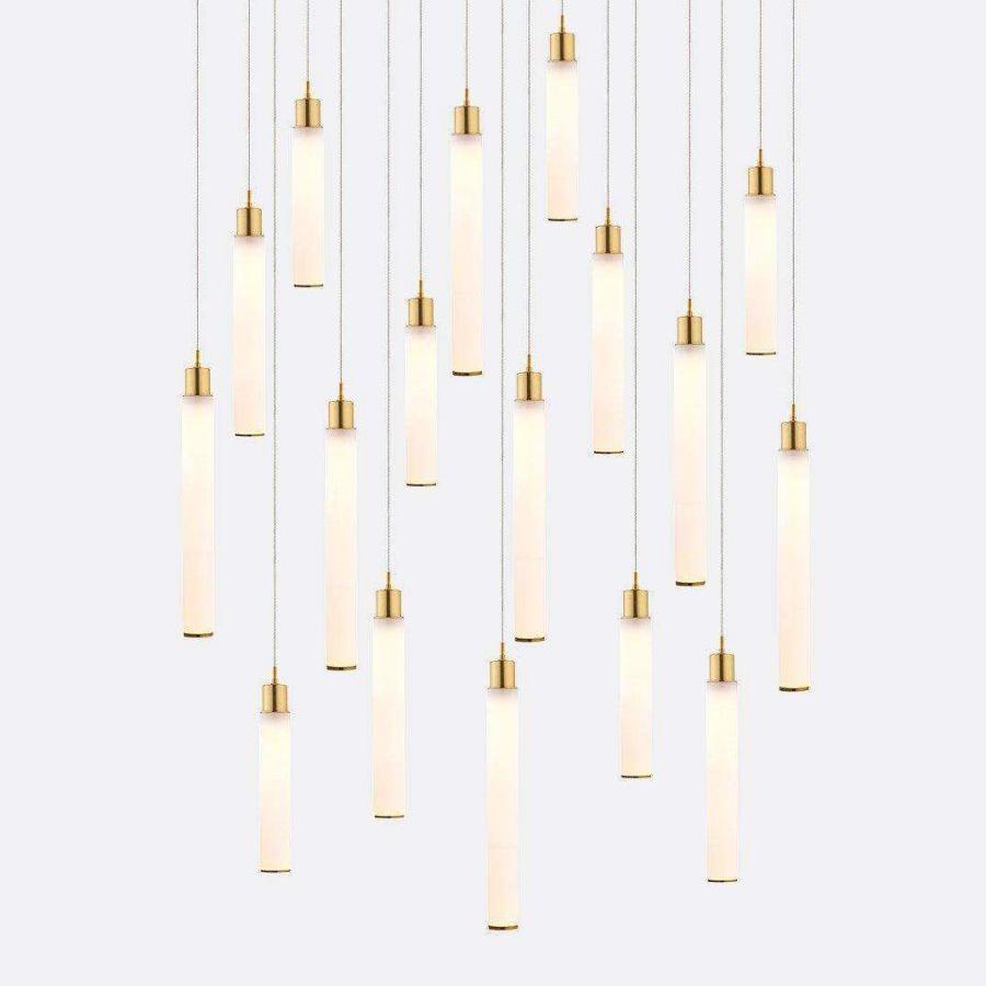 Candle Rectangle Chandelier-Chandelier-Jecanoli