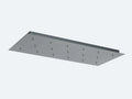Candle Rectangle Chandelier-Chandelier-Jecanoli