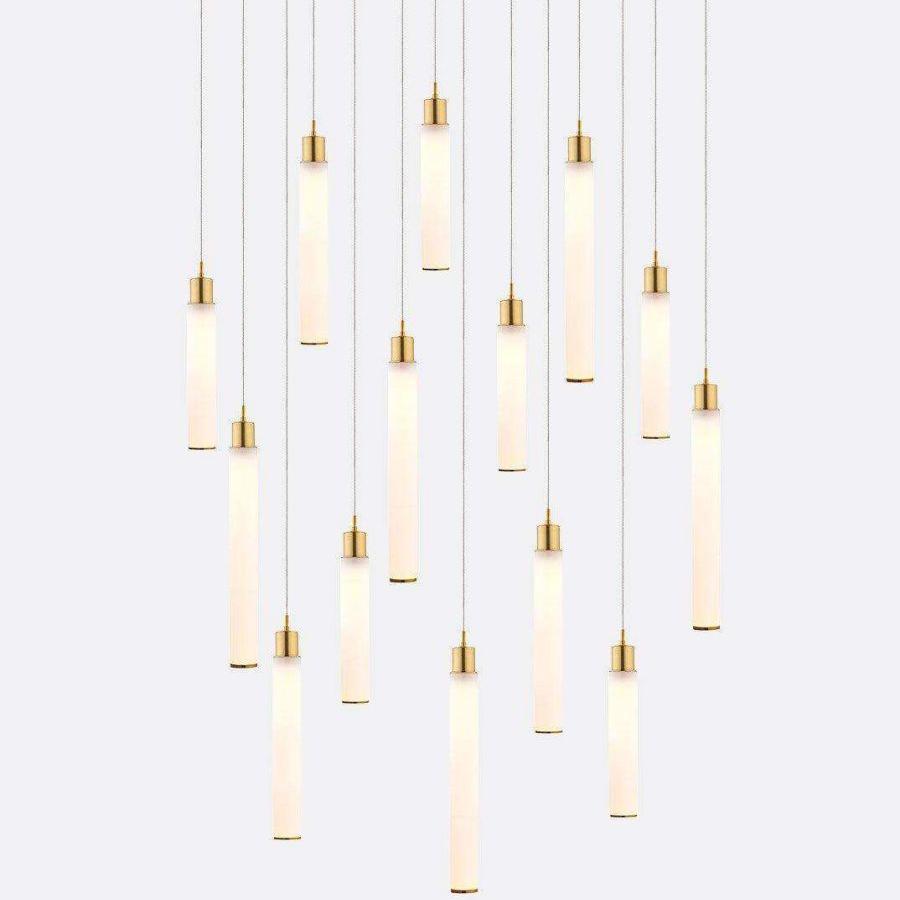 Candle Rectangle Chandelier-Chandelier-Jecanoli