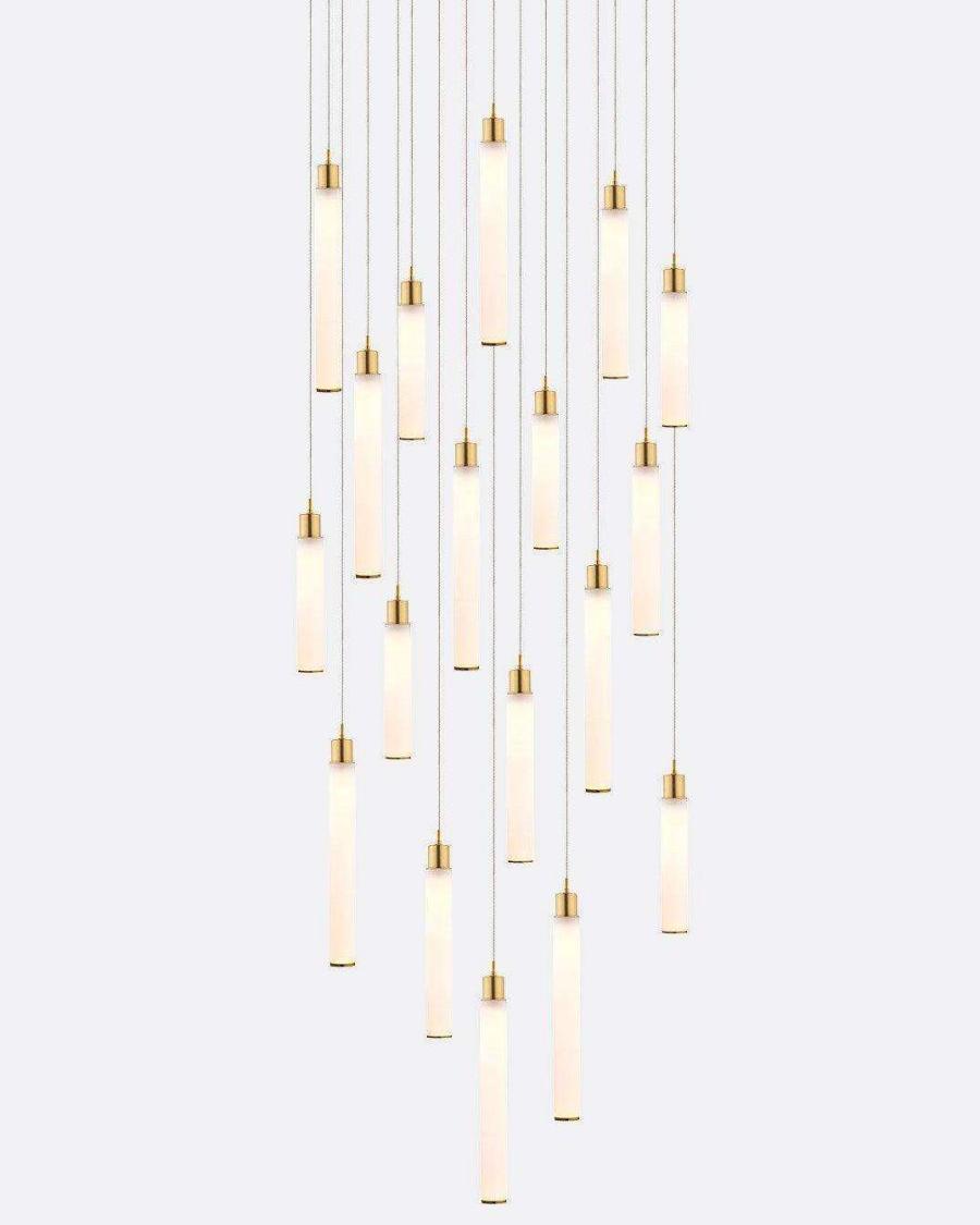 Candle Square Chandelier-Chandelier-Jecanoli