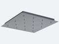 Candle Square Chandelier-Chandelier-Jecanoli