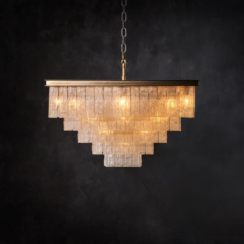 Claire Square Chandelier-Chandelier-Jecanoli