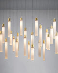 Candle Small Round Chandelier-Chandelier-Jecanoli