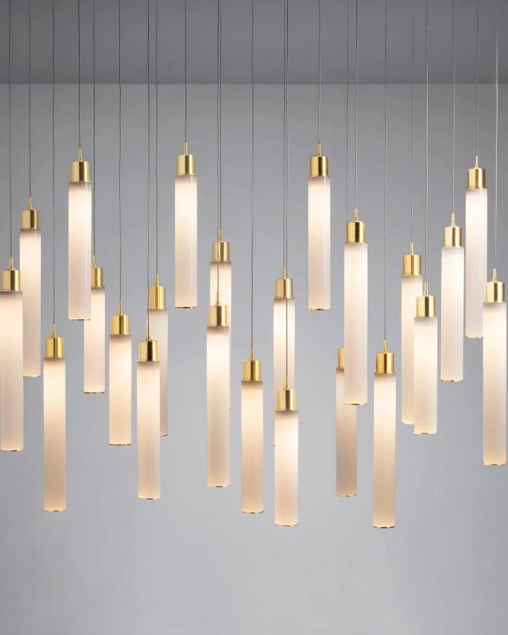 Candle Small Round Chandelier-Chandelier-Jecanoli