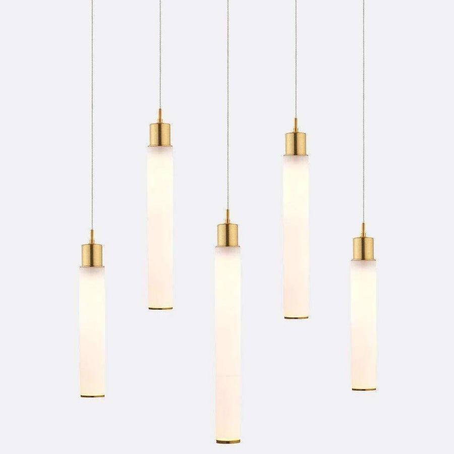 Candle Small Rectangle Chandelier-Chandelier-Jecanoli