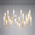 Candle Small Rectangle Chandelier-Chandelier-Jecanoli