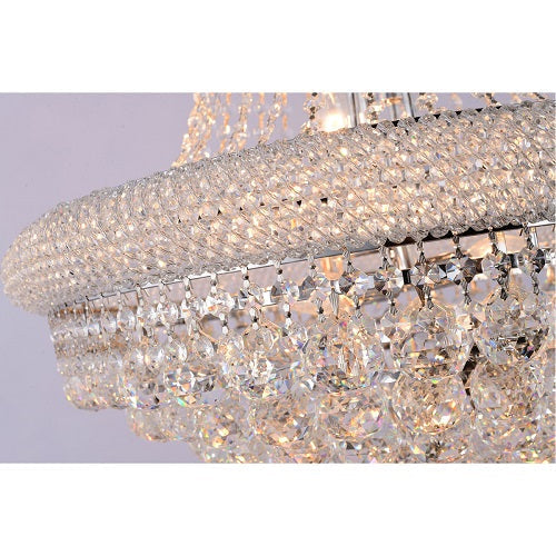 30X50 Inch 30 Lights Elegant Empire K9 Crystal Chandelier-大吊灯-Jecanoli