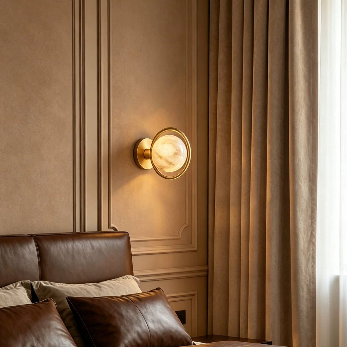 Celestial Ring Alabaster Wall Lamp - Vakkerlight