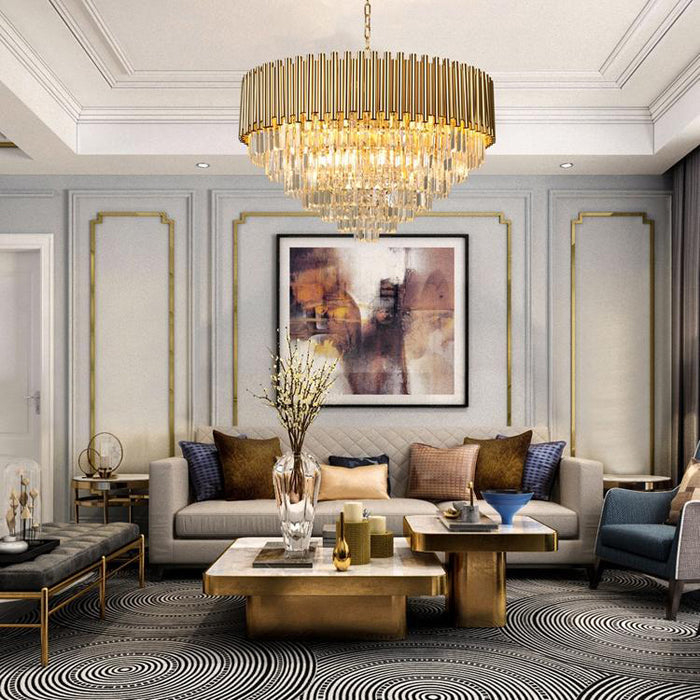 Chloe Gold Modern Chandelier